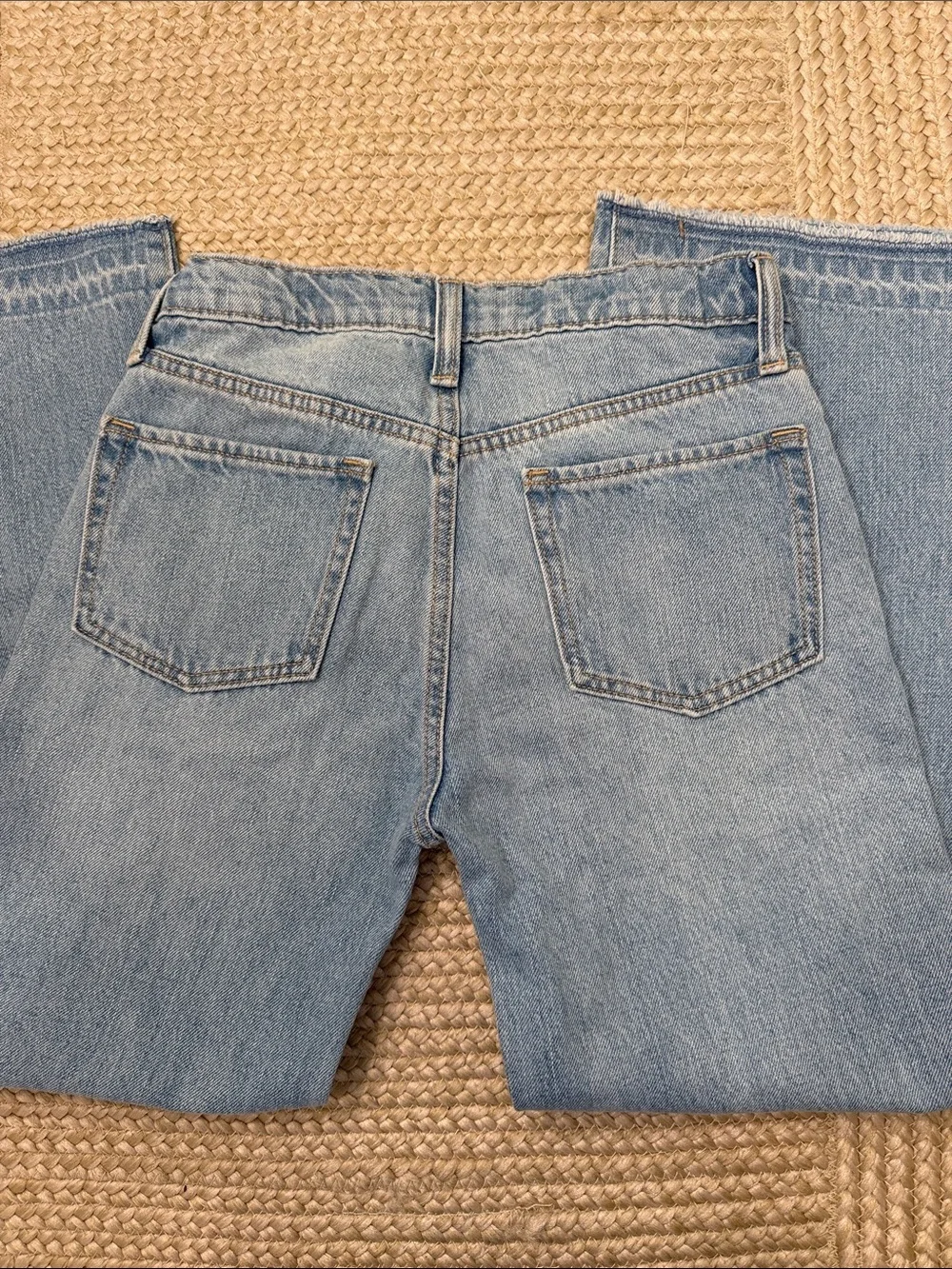Light Blue Kids Wide-Leg Jeans